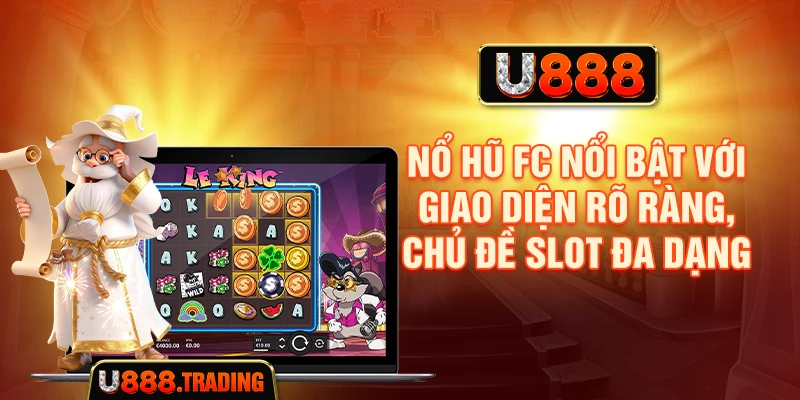 Nổ hũ FC nổi bật với giao diện rõ ràng, chủ đề slot đa dạng 